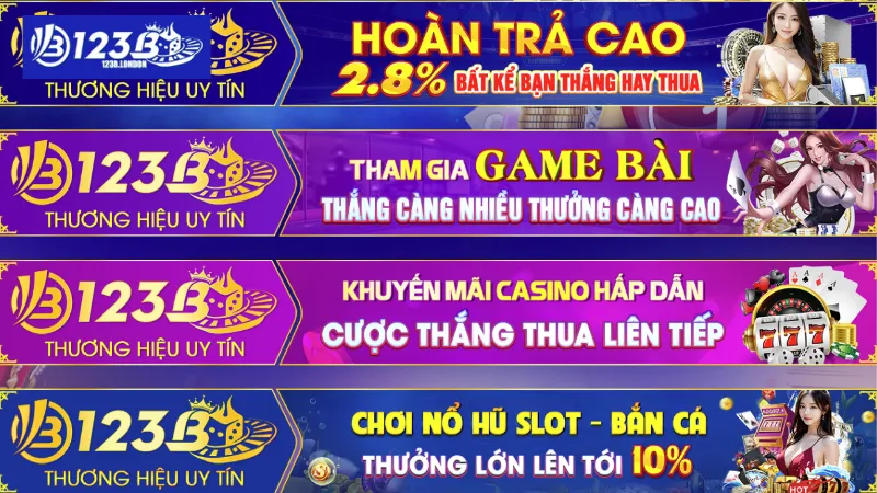 Một số khuyến mãi mới nhất tại 123B